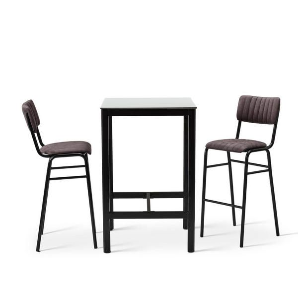 Bourman Set - Bar Chair With Square Ultratop Bar Table