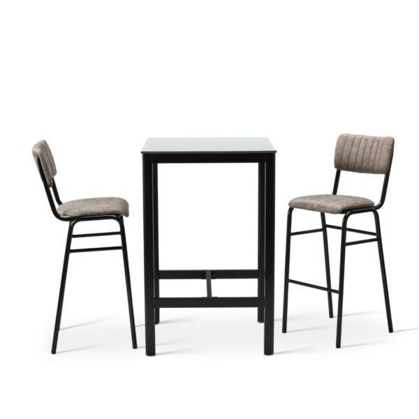 Bourman Set - Bar Chair With Square Ultratop Bar Table