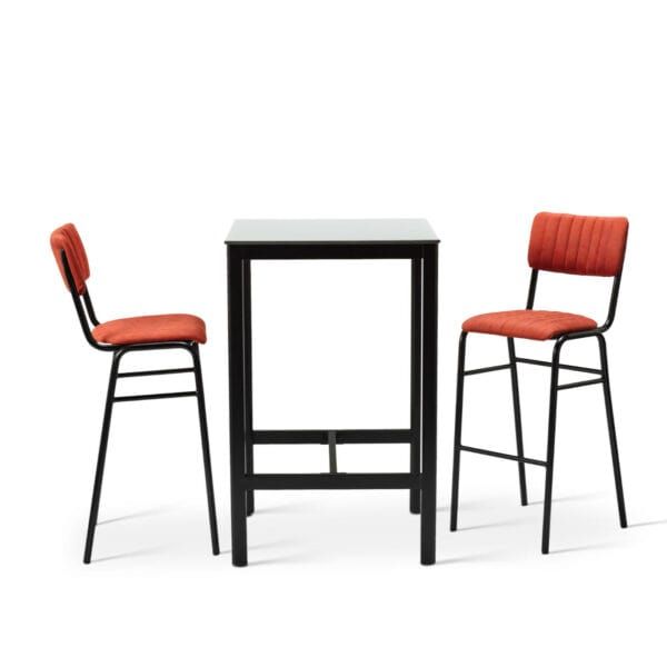 Bourman Set - Bar Chair With Square Ultratop Bar Table