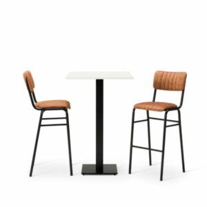Bourbon Rustic Commercial Bar Tables With Barstools