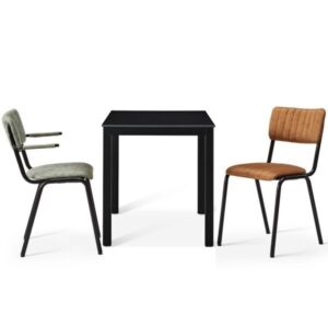 Bourbon Commercial Dining Chairs With Ultratop Square Tables