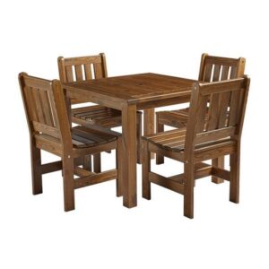 Malmo Wooden Outdoor Pub Tables and Chairs set