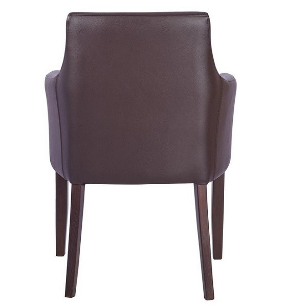 Repton Armchair - Mocha Back View