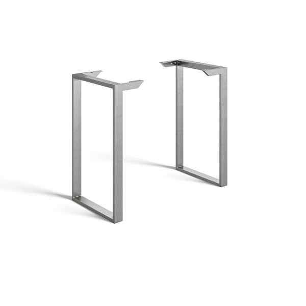 Square Industrial Legs - Bar - Clear Coat