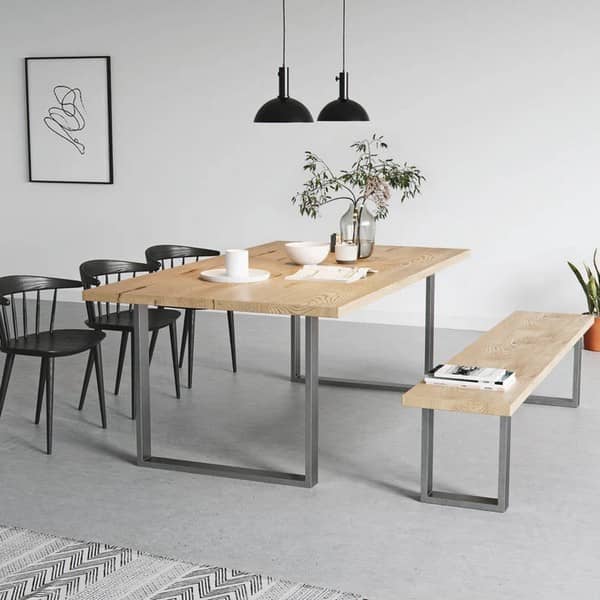 Square Legs Bench & Industrial Table Frame