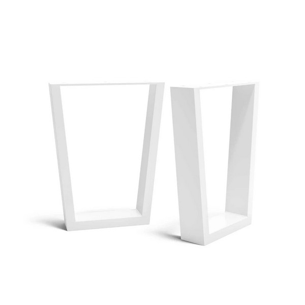V-Frame Industrial Legs - Bench - White