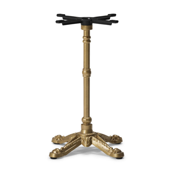 Gold dining height Bistro base