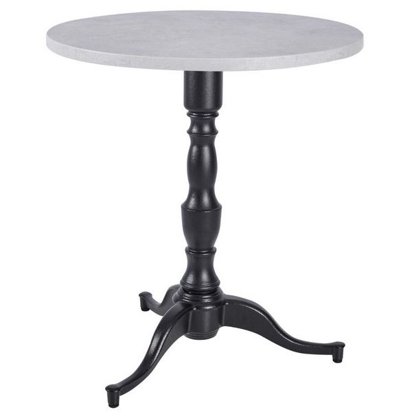 Queen Anne 580 - 3 Leg Pedestal Cast Iron Table Leg with top