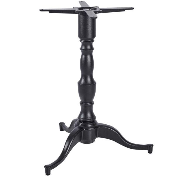 Queen Anne 580 - 3 Leg Pedestal Cast Iron Table Leg - Dining Height