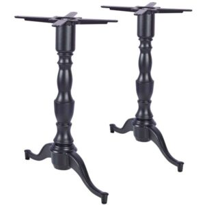 Queen Anne Double Pedestal Table Legs