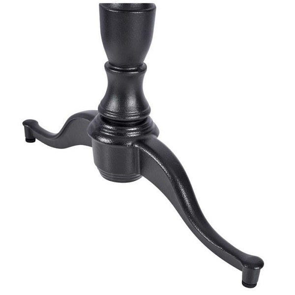 Queen Anne Double Pedestal Cast Iron Table Legs - Detailed