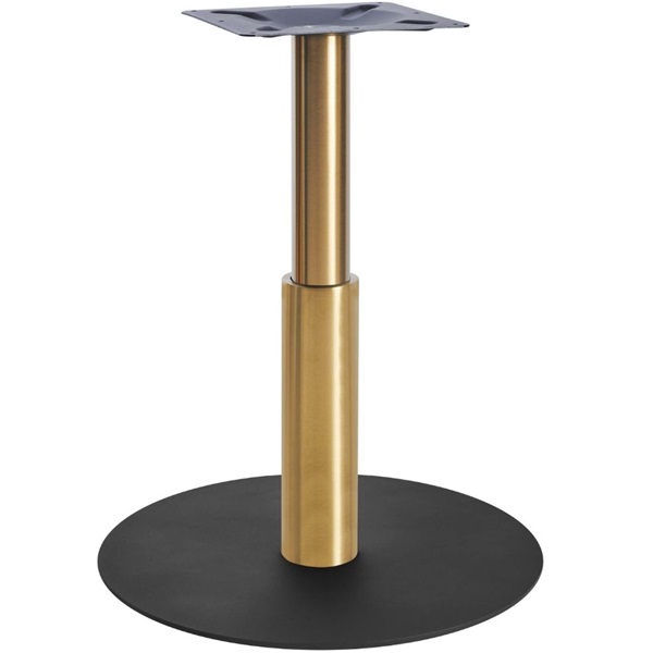 Atlas Black Large Bar Table Bases - Bras Column