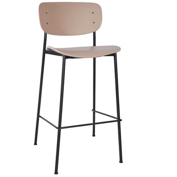Greenwich High Stool - Taupe