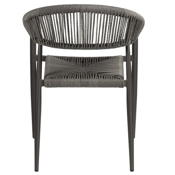Atlantic Outdoor Stacking Armchairs - Dark Grey
