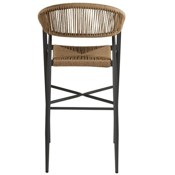 Atlantic Stacking Bar Stool - Natural Back