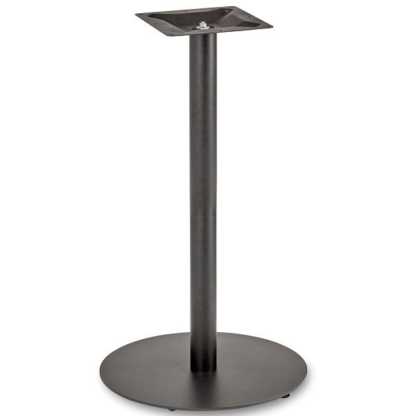 Flat Profile Round Bar or Restaurant Tables - Bar Height Base