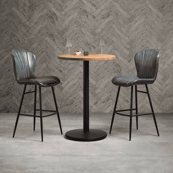 Lars Genuine Leather Bar Stools - Life Style