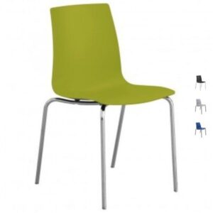 Stanza Chrome / Poly Italian Chairs