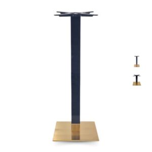 Cava Black and Gold Pedestal Bases