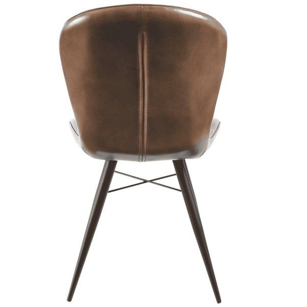 Lars Genuine Leather Chairs - Detailed