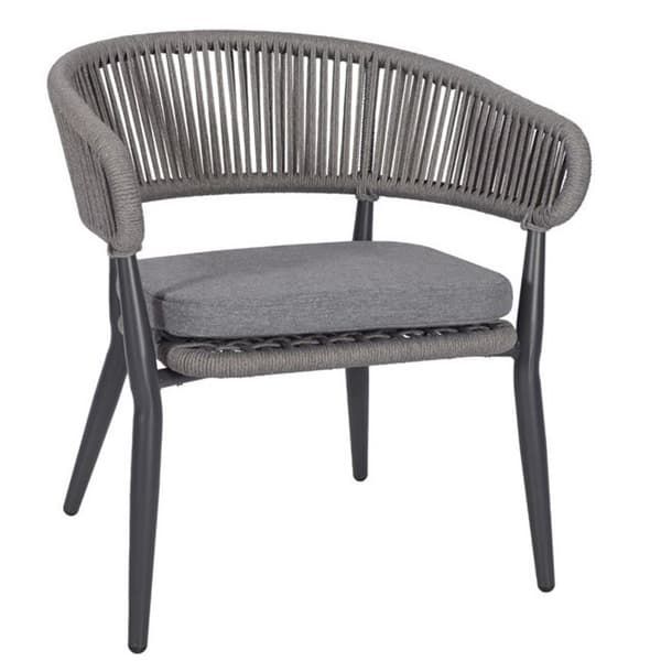 Madrid Outdoor Lounge Chairs with Cushion - Angle View