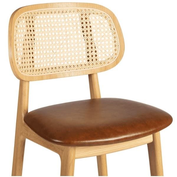 Relish Natural Oak Bar Stools - Detailed