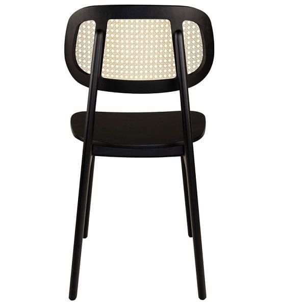 Relish Black Dining Chairs - Back View