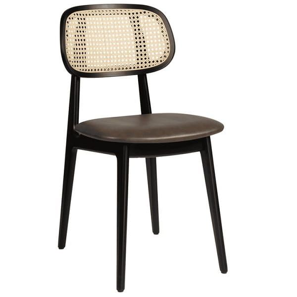 Relish Black Dining Chairs - Vintage Brown