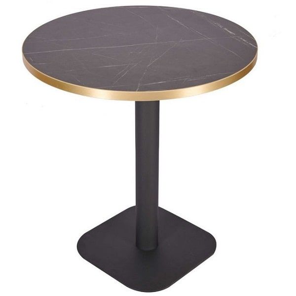Profile Small Radius Edge Table Base with Round Top