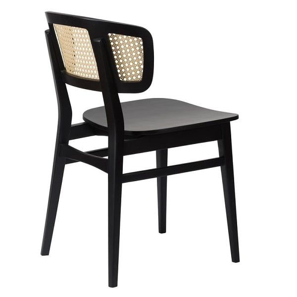 Sophia Matt Black Dining Chairs