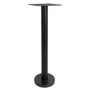 Mid Height 880mm Floor Fixed Table Bases - Black