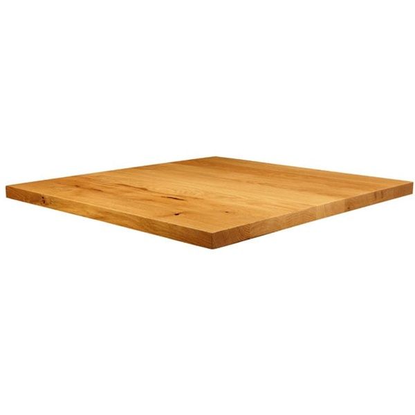 Oakton Natural Solid Oak Pedestal Tables