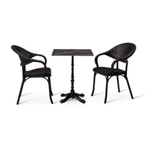 outdoor bistro table and chairs set