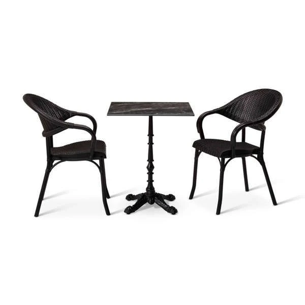 outdoor bistro table and chairs set