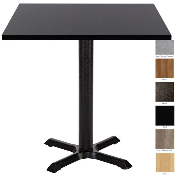 square cafe tables